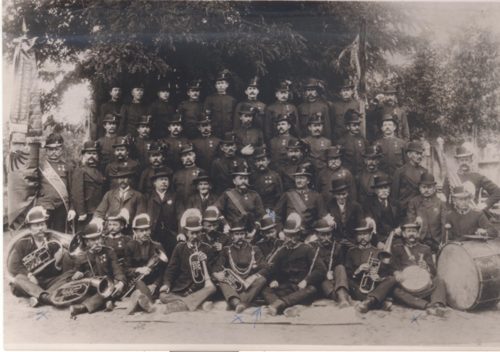 Bratelsbrunn, Spolek vojenských vysloužilců, před rokem 1914 - zdroj: Sbírka Adelheid Wolf