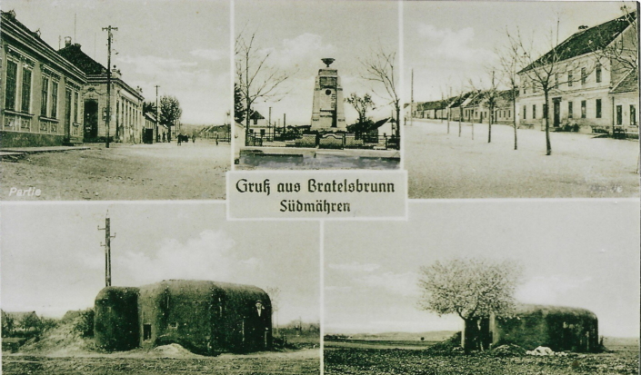 Bratelsbrunn pohlednice, období 1938 - 1945 - zdroj: Sbírka Adelheid Wolf