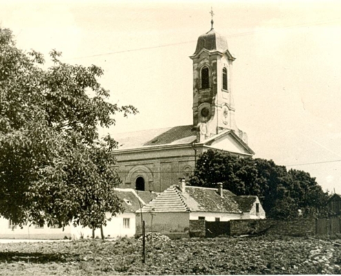 Bratelsbrunn, kostel s novou střechou, nedatováno - zdroj: Sbírka Adelheid Wolf