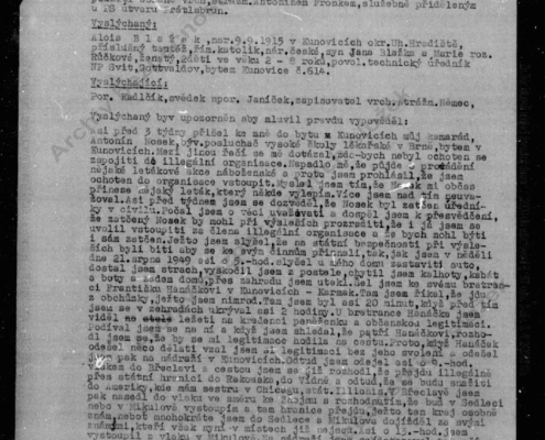 Použití zbraně - Prátlsbrun 1949 - Antonín Fronk - zdroj: Archiv bezpečnostních složek